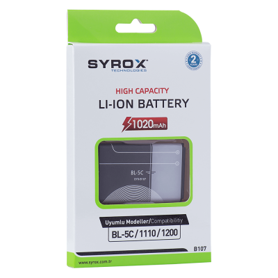 Syrox Syx-B107 BL5C Batarya