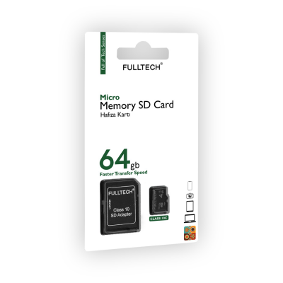 Fulltech FD5 64GB Micro SD Hafıza Kartı