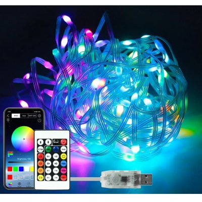 Telefon Kontrollü |Kumandalı | Çok Fonksiyonlu 5 Metre Rgb Led