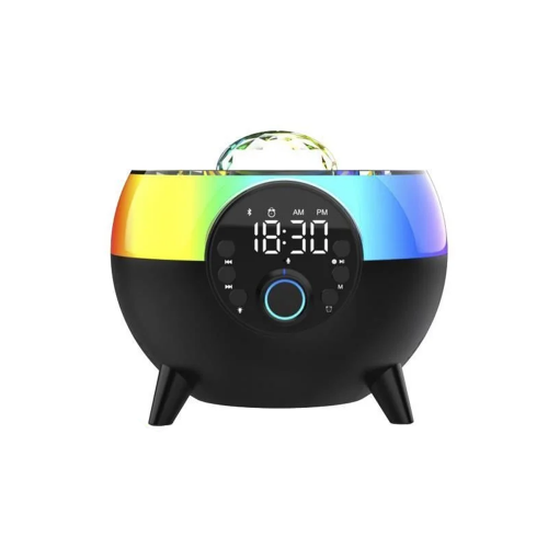 HM-2310 RGB Işıklı Çalar Saatli Bluetooth Speaker | Magsafe Şarj Standı