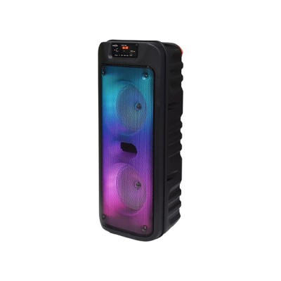 GTS-1703 Mikrofonlu Rgb Ledli Bluetooth Hoparlör Usb-Tf-Fm 6.5"x2  (Mikrofonlu)