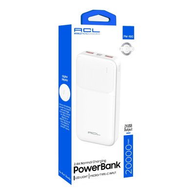 ACL Pw100 20.000 mAh Powerbank