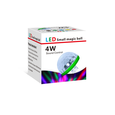 Mini Usb 4W Renkli Led Lamba (Elle Renk Değiştirebilme | Sese Duyarlı)