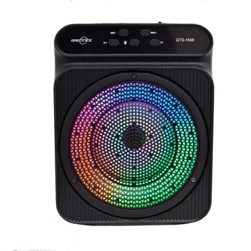 GTS-1548 Rgb Ledli Bluetooth Hoparlör Usb-Tf-Fm Radyo 4"