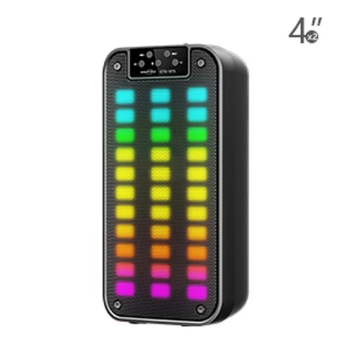 GTS-1875 Bluetooth Rgb Speaker 2 x 4"