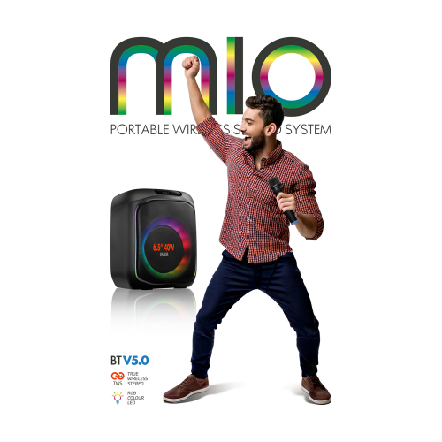 Powerway Mio Kablosuz Mikrofonlu Bluetooth Speaker | 6.5"