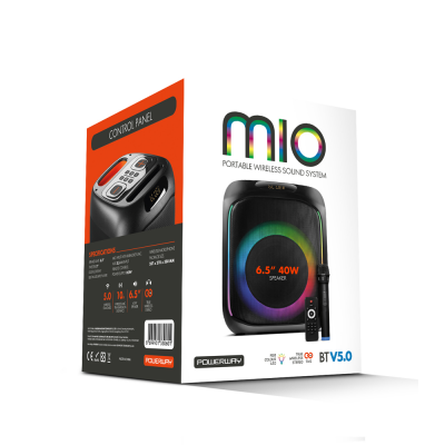 Powerway Mio Kablosuz Mikrofonlu Bluetooth Speaker | 6.5"