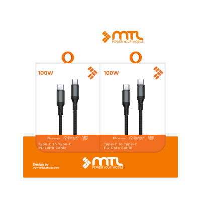 Mtl MT2520 100W Type-C To Type-C PD Kablo Stand ( 10 Adet )