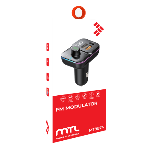 Mtl Mt9874 Bluetooth Fm Transmitter