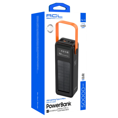 Acl PW19 50.000 Mah Lcd Powerbank | Kamp Işığı