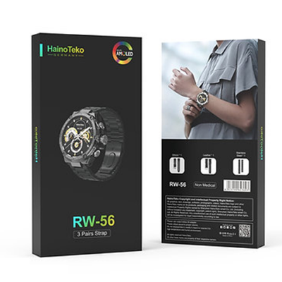 HainoTeko RW-56 Amoled Ekran Akıllı Saat | 3 Kordon