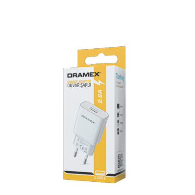 Dramex D26BE 2.6A Eko Kutu Usb Ev Başlık