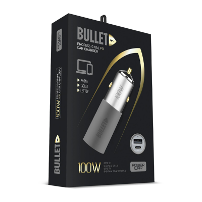 Powerway Bullet Pd 5A| Usb  Araç Şarj Başlık | 100W