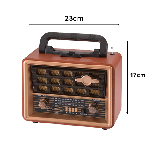 Nns Ns-8072bt Nostalji Bluetooth Speaker