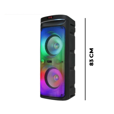 BK-1022 RGB Bluetooth Speaker 2 x 10" | 18.000W PMPO | Uzaktan Kumanda BK-1022 RGB Bluetooth Speaker 2 x 10" | 18.000W PMPO | Uzaktan Kumanda