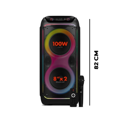 Powerway CIO RGB Bluetooth Speaker 2 x 8" | 100W  Ses | Uzaktan Kumanda Powerway CIO RGB Bluetooth Speaker 2 x 8" | 100W  Ses | Uzaktan Kumanda