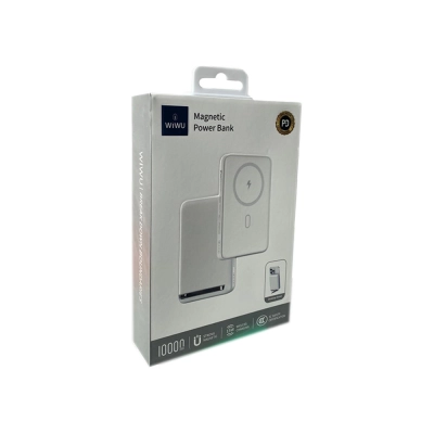 Wiwu Magnetic Wi-P043 Led Göstergeli 10000Mah Powerbank | Kablosuz Şarj | 15 Watt Wiwu Magnetic Wi-P043 Led Göstergeli 10000Mah Powerbank | Kablosuz Şarj | 15 Watt