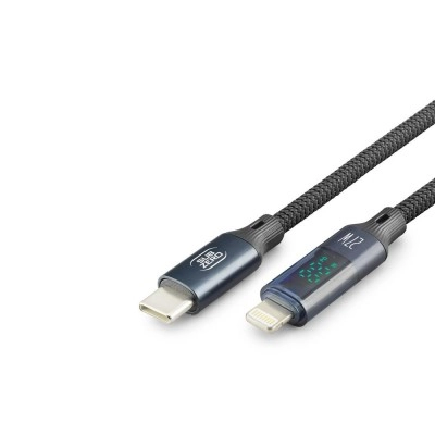 Subzero CL151 Type-C Lightning 27W Hızlı Lightning Şarj Kablosu | Dijital Göstergeli Subzero CL151 Type-C Lightning 27W Hızlı Lightning Şarj Kablosu | Dijital Göstergeli