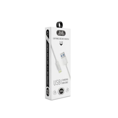 Subzero CL38 Lightning Şarj Kablosu 1m | 15W 3.1 Amper  Subzero CL38 Lightning Şarj Kablosu 1m | 15W 3.1 Amper