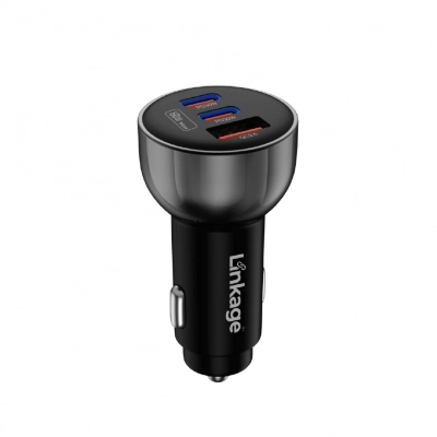 Linkage LNC-01 60W 3A PD Hızlı Araç Şarj Başlık | 1 x Usb 2 x Type-C Linkage LNC-01 60W 3A PD Hızlı Araç Şarj Başlık | 1 x Usb 2 x Type-C