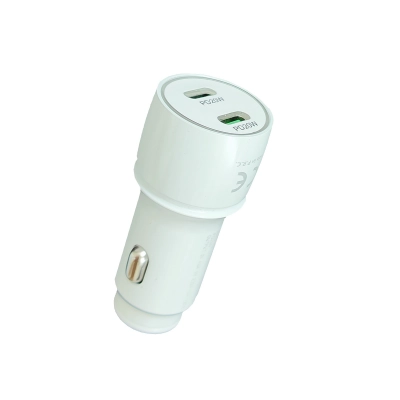 Powerway CC15 QC4.0 Süper Hızlı 40W Pd Araç Şarjı | Çift Type-C Çıkış | 60W Pd Kablo Powerway CC15 QC4.0 Süper Hızlı 40W Pd Araç Şarjı | Çift Type-C Çıkış | 60W Pd Kablo