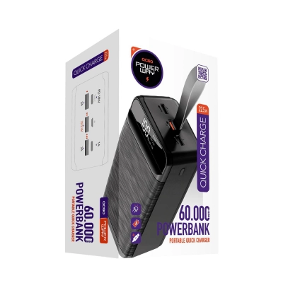 Powerway QC60 22.5W 60000 mAh Powerbank Powerway QC60 22.5W 60000 mAh Powerbank
