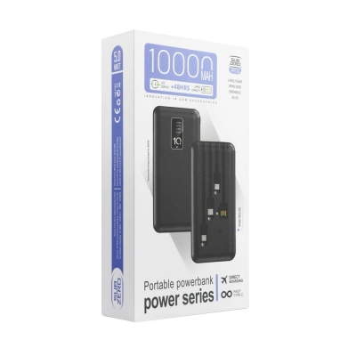 Subzero PR120 10000 Mah Powerbank | Led Göstergeli | Standlı | Üç Kablolu Subzero PR120 10000 Mah Powerbank | Led Göstergeli | Standlı | Üç Kablolu