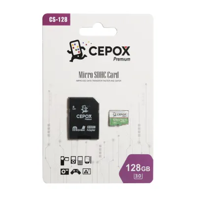 Cepox 128GB Hafıza Kartı | 3.0 Cepox 128GB Hafıza Kartı | 3.0
