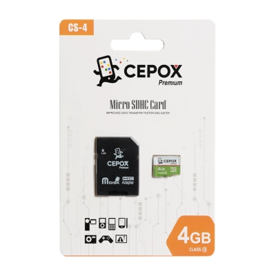 Cepox 4GB Hafıza Kartı | Class 10 Cepox 4GB Hafıza Kartı | Class 10