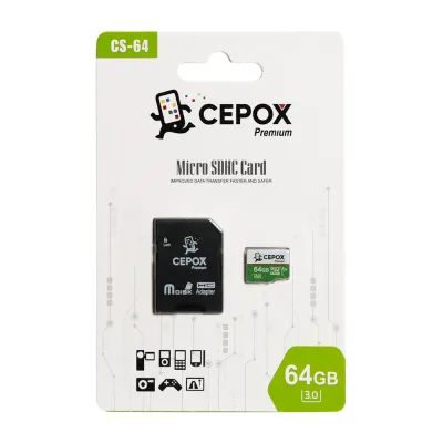 Cepox 64GB Hafıza Kartı | 3.0 Cepox 64GB Hafıza Kartı | 3.0