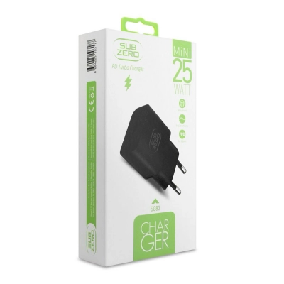 Subzero SG83 25W PD Type-C Girişli Ev Şarj Başlığı Subzero SG83 25W PD Type-C Girişli Ev Şarj Başlığı