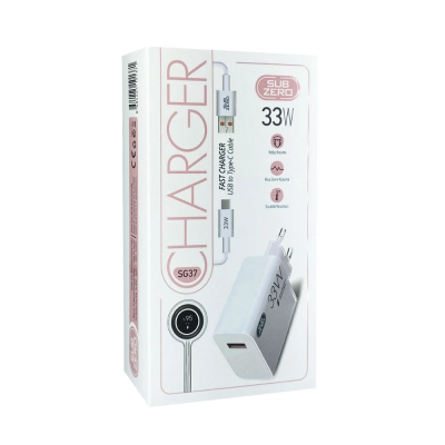 Subzero Sg37 Fast Type-c  Ev Şarj | 33W  Subzero Sg37 Fast Type-c  Ev Şarj | 33W