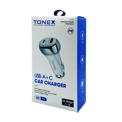 Tonex T10 38W PD | Usb  Araç Şarj Başlık  Tonex T10 38W PD | Usb  Araç Şarj Başlık