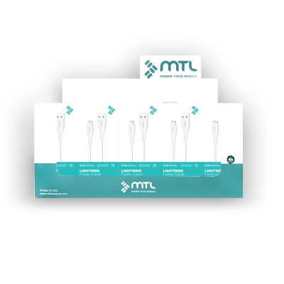 Mtl MT432 3.1A 1M Lightning Kablo | 30 Adet Mtl MT432 3.1A 1M Lightning Kablo | 30 Adet
