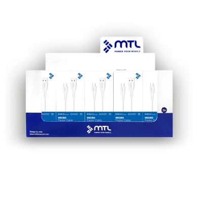Mtl MT433 3.1A 1M Micro Kablo | 30 Adet Mtl MT433 3.1A 1M Micro Kablo | 30 Adet
