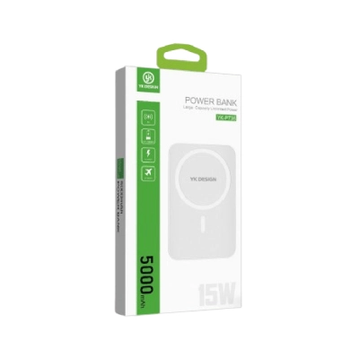 Yk Design P736 5000 mAh 15W Powerbank | Kablosuz Şarj Yk Design P736 5000 mAh 15W Powerbank | Kablosuz Şarj